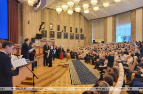 Победителей конкурса творческих работ к Году качества наградили в НАН Беларуси