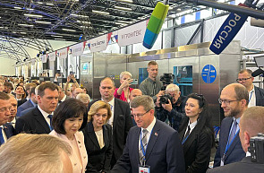 Сергей Шлычков представил коллективную экспозицию в рамках XII Форума регионов России и Беларуси